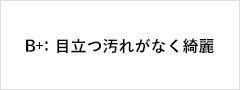 B+：中小の汚れ等がある