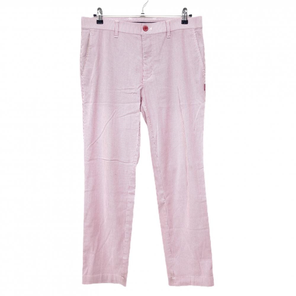 23区ゴルフ パンツ ピンク×白 ストライプ メンズ 86 ゴルフウェア 23区