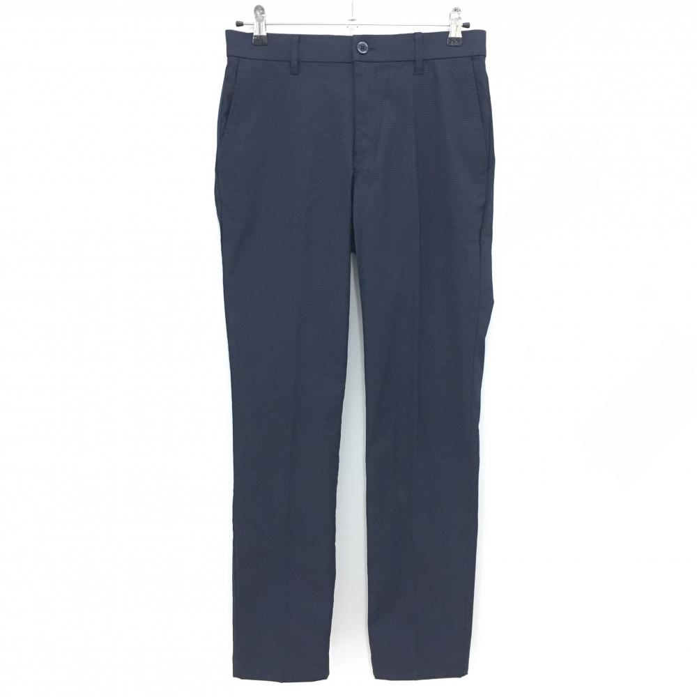 23区ゴルフ パンツ ネイビー 織生地 バックロゴ  メンズ 78 ゴルフウェア 23区
