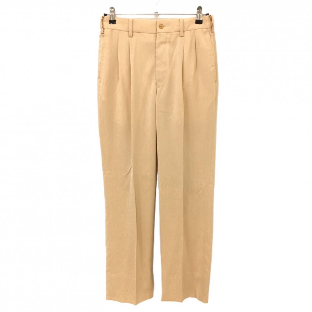 アダバット パンツ ライトオレンジ 地模様 バックロゴ刺しゅう メンズ 76 ゴルフウェア adabat