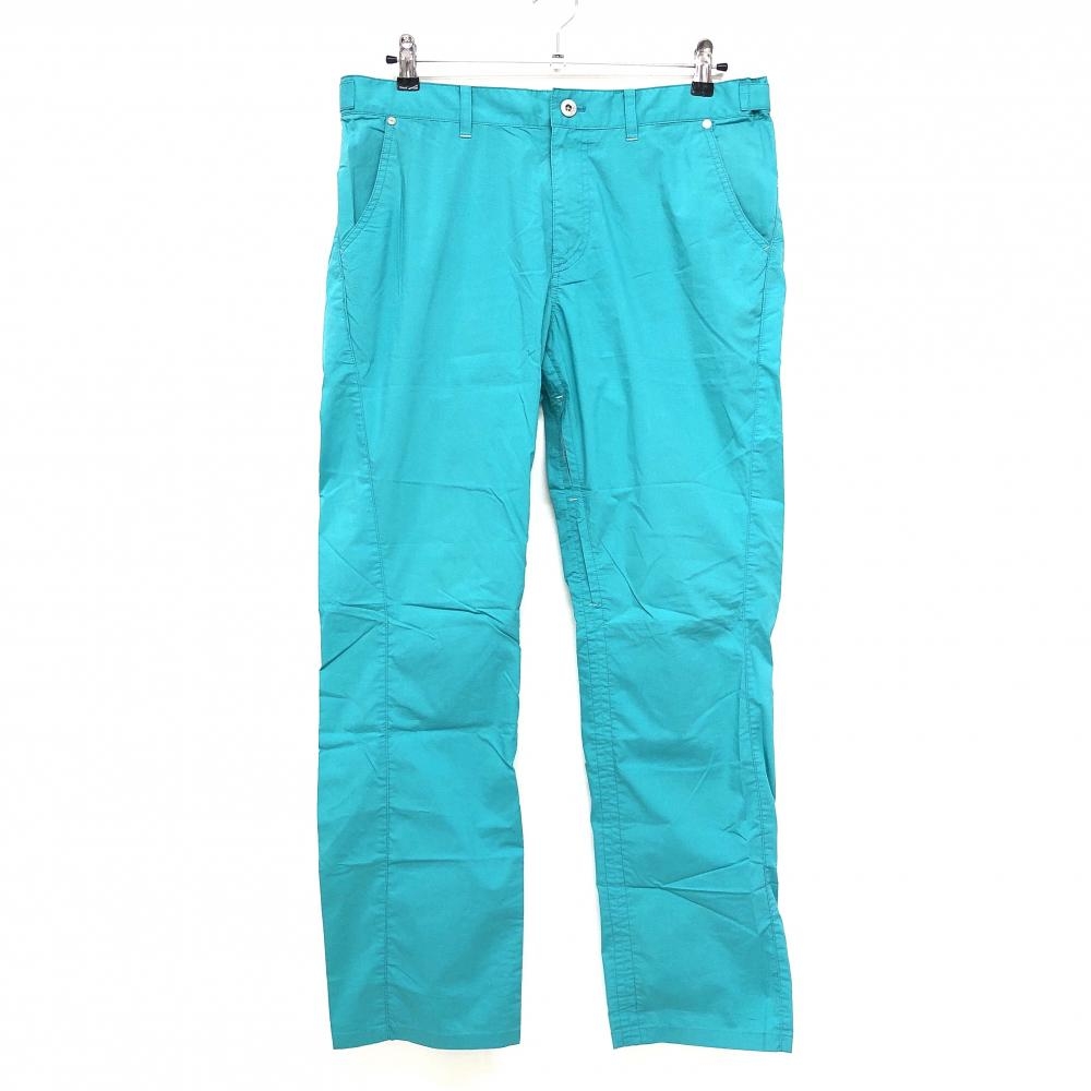 アダバット パンツ グリーン系 一部メッシュ地 薄手 ストレッチ メンズ 50(XL) ゴルフウェア adabat