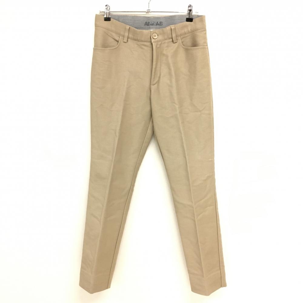 アディダス パンツ ベージュ シンプル 後ろポケットロゴ  メンズ L ゴルフウェア adidas