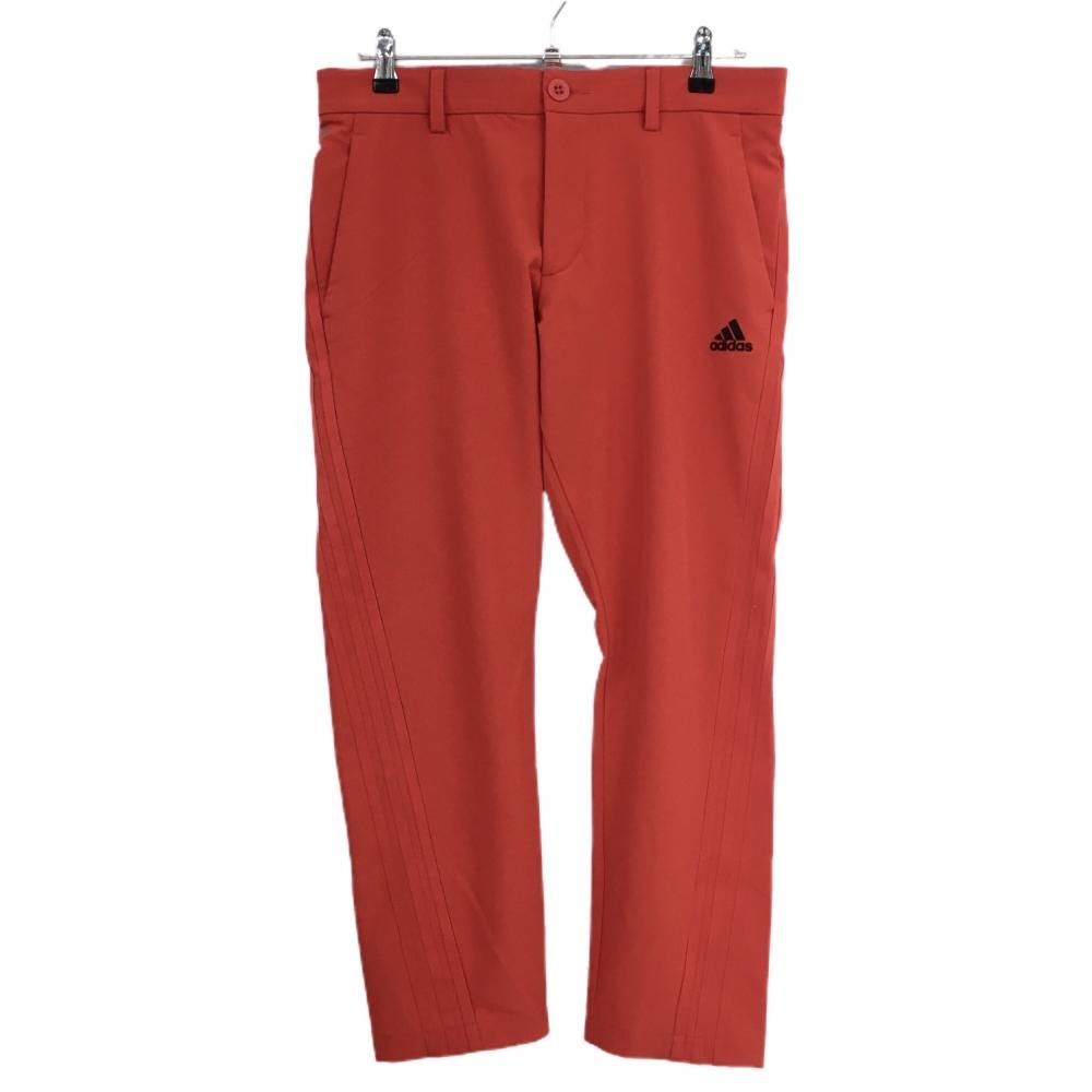 アディダス パンツ レッド ウエスト内側ゴム シリコンロゴ メンズ 82 ゴルフウェア adidas