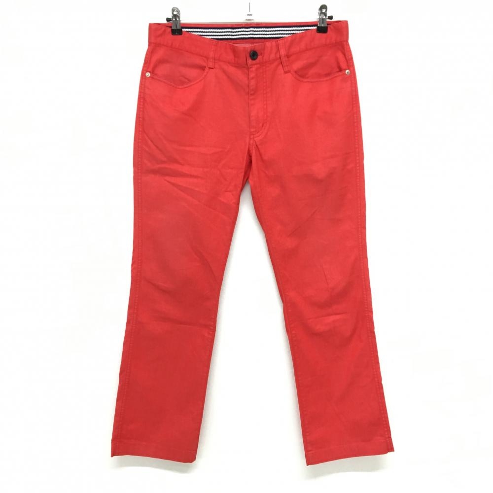 アディダス パンツ レッド ロゴ刺しゅう メンズ 85 ゴルフウェア adidas
