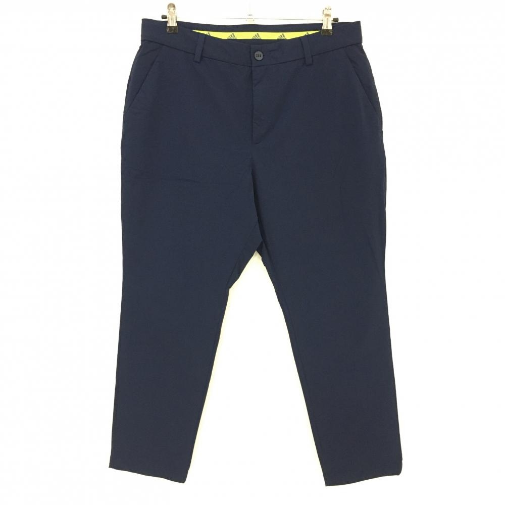 【超美品】アディダス パンツ ネイビー ロゴ ストレッチ  メンズ 88 ゴルフウェア adidas