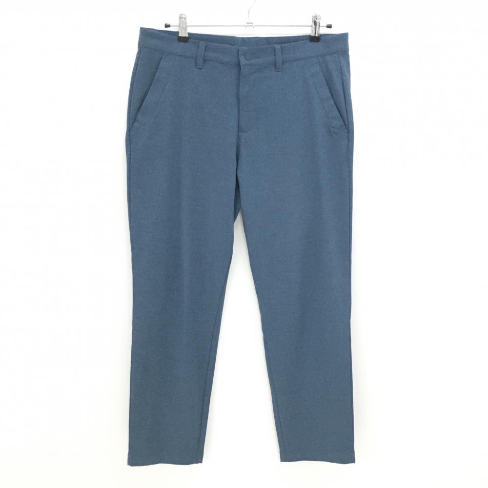 【超美品】アディダス メッシュパンツ ブルーグレー シンプル ストレッチ メンズ 88 ゴルフウェア adidas