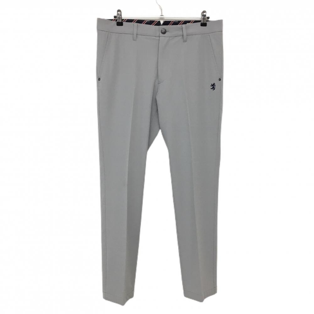 アドミラル パンツ グレー シンプル ロゴ刺しゅう ストレッチ メンズ XL ゴルフウェア Admiral