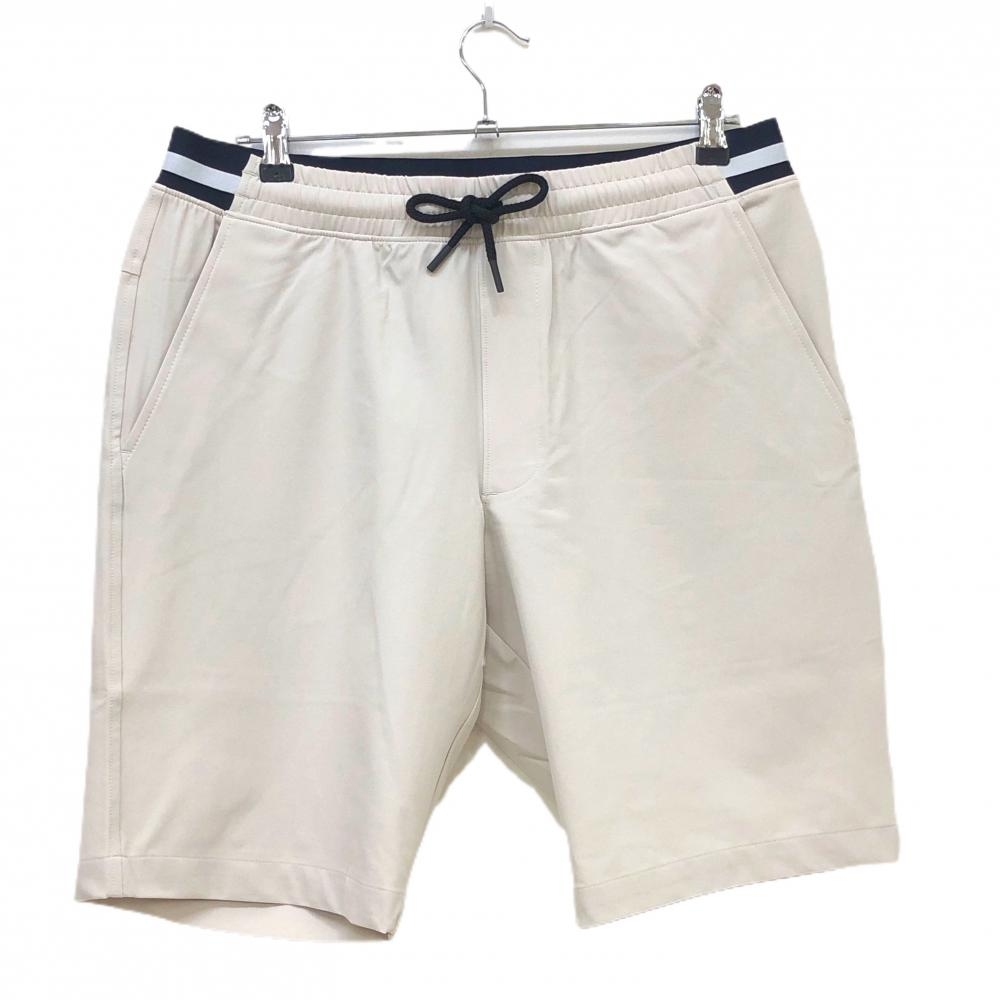 【新品】アンダーアーマー ハーフパンツ ベージュ×黒 ストレッチ メンズ XXL ゴルフウェア 大きいサイズ UNDER ARMOUR