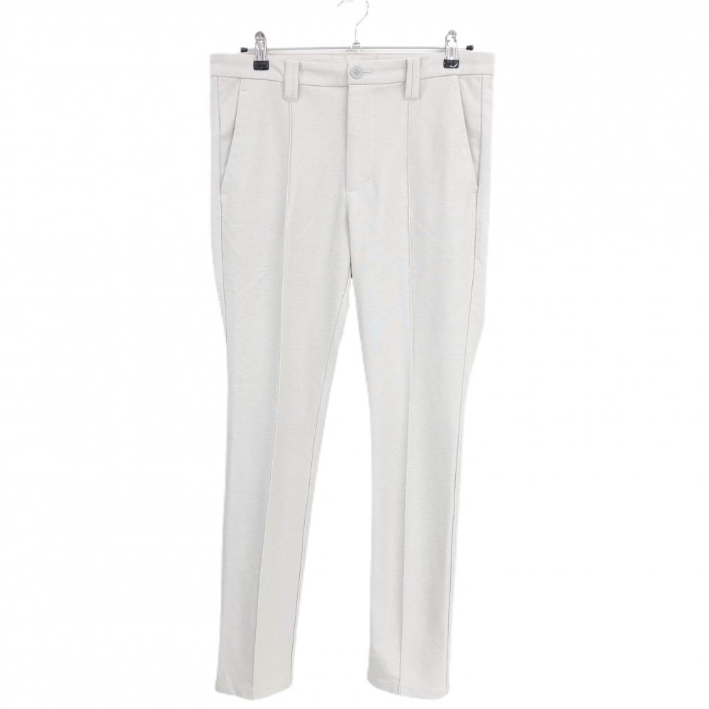 【美品】アンパスィ パンツ ライトグレージュ系 バックロゴ  メンズ 85 ゴルフウェア and per se