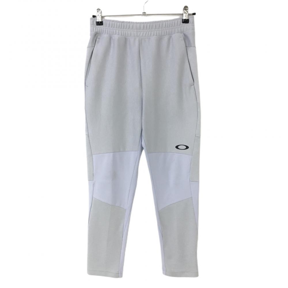 オークリー 切替パンツ ライトグレー ウエストゴム メンズ MEDIUM ゴルフウェア Oakley