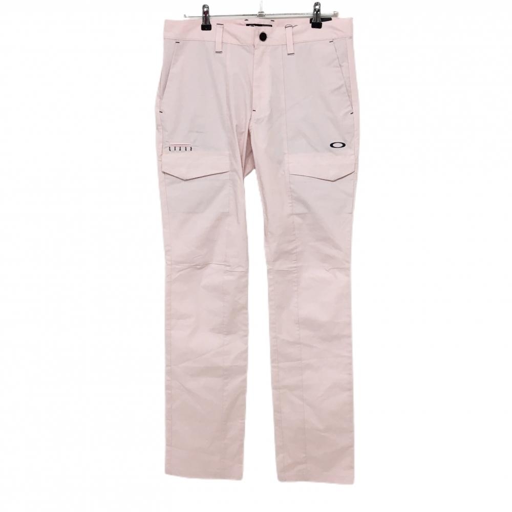 【新品】オークリー パンツ ライトピンク 接触冷感 ストレッチ メンズ 34 ゴルフウェア Oakley