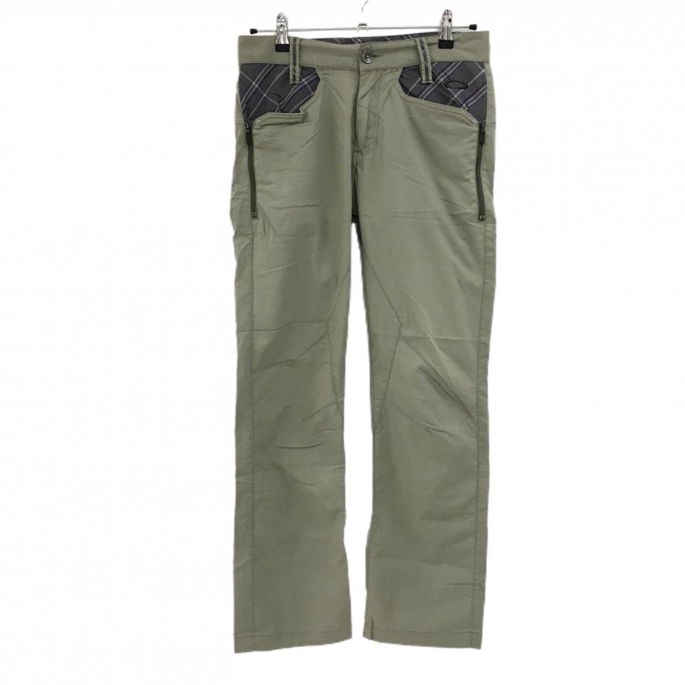 オークリー パンツ カーキ系 ポケット口チェック メンズ 31 ゴルフウェア Oakley