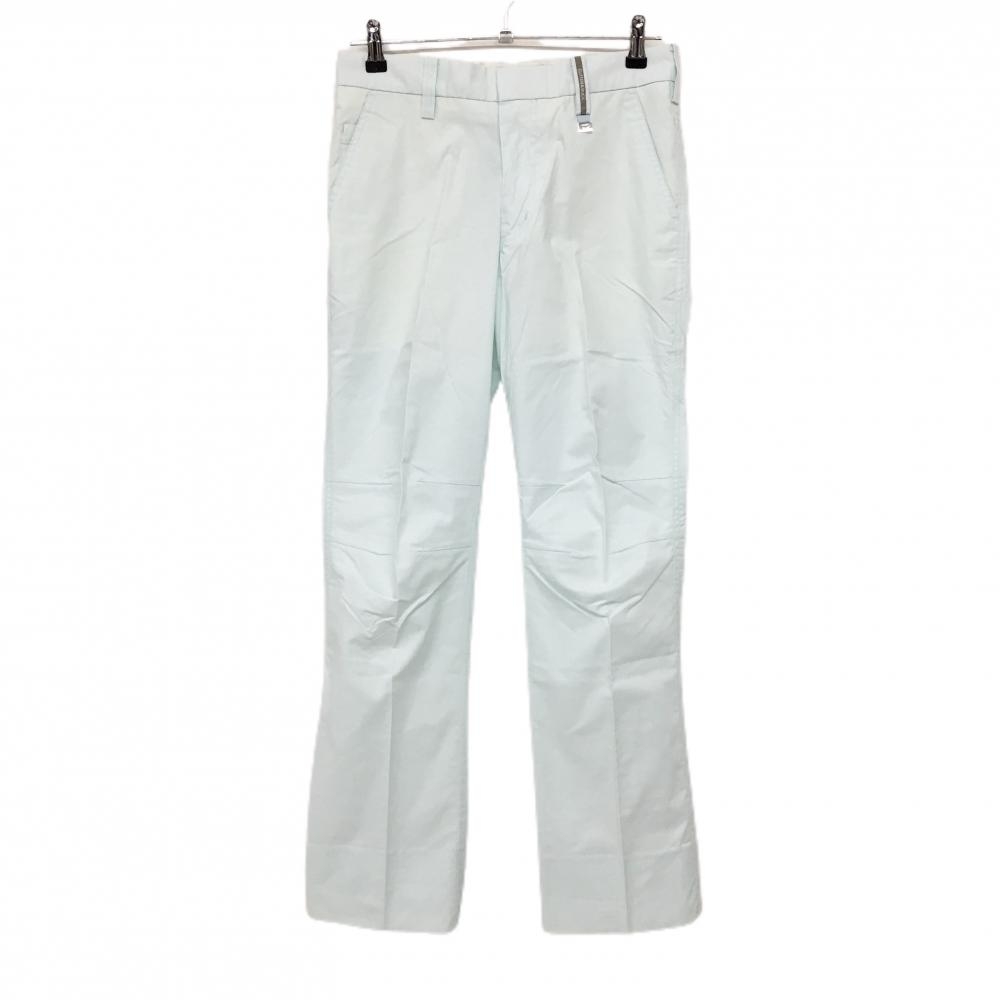 カッターアンドバック パンツ ライトブルー×白 総柄  メンズ 76 ゴルフウェア CUTTER＆BUCK
