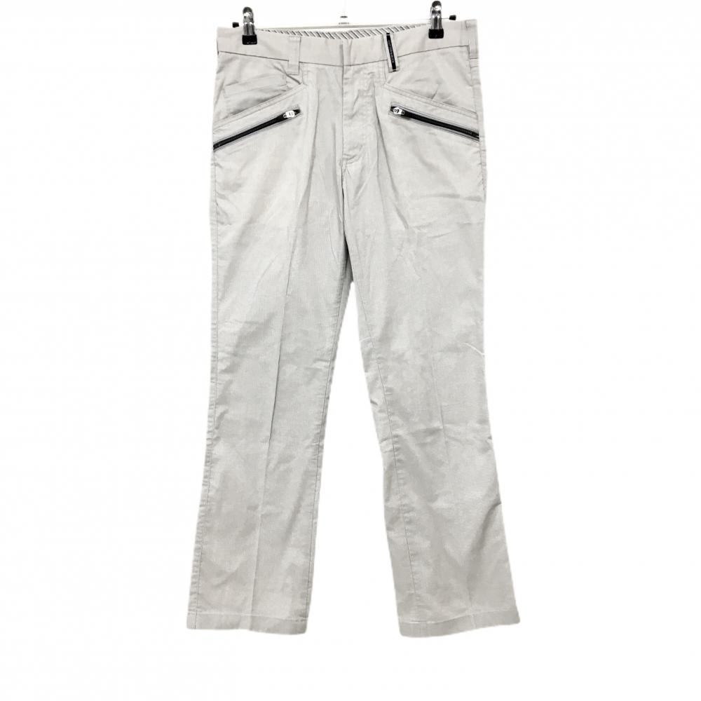カッターアンドバック パンツ ベージュ 地模様 ジップポケット ストレッチ メンズ 79 ゴルフウェア CUTTER＆BUCK