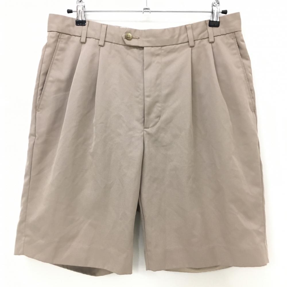 【超美品】カッターアンドバック ハーフパンツ ベージュ DRY TEC LUXE メンズ US-34 ゴルフウェア CUTTER＆BUCK