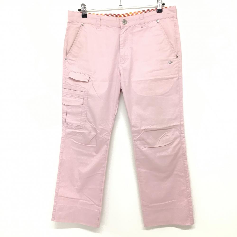 カッパ カーゴパンツ ピンク ストライプ織生地  メンズ 88 ゴルフウェア Kappa