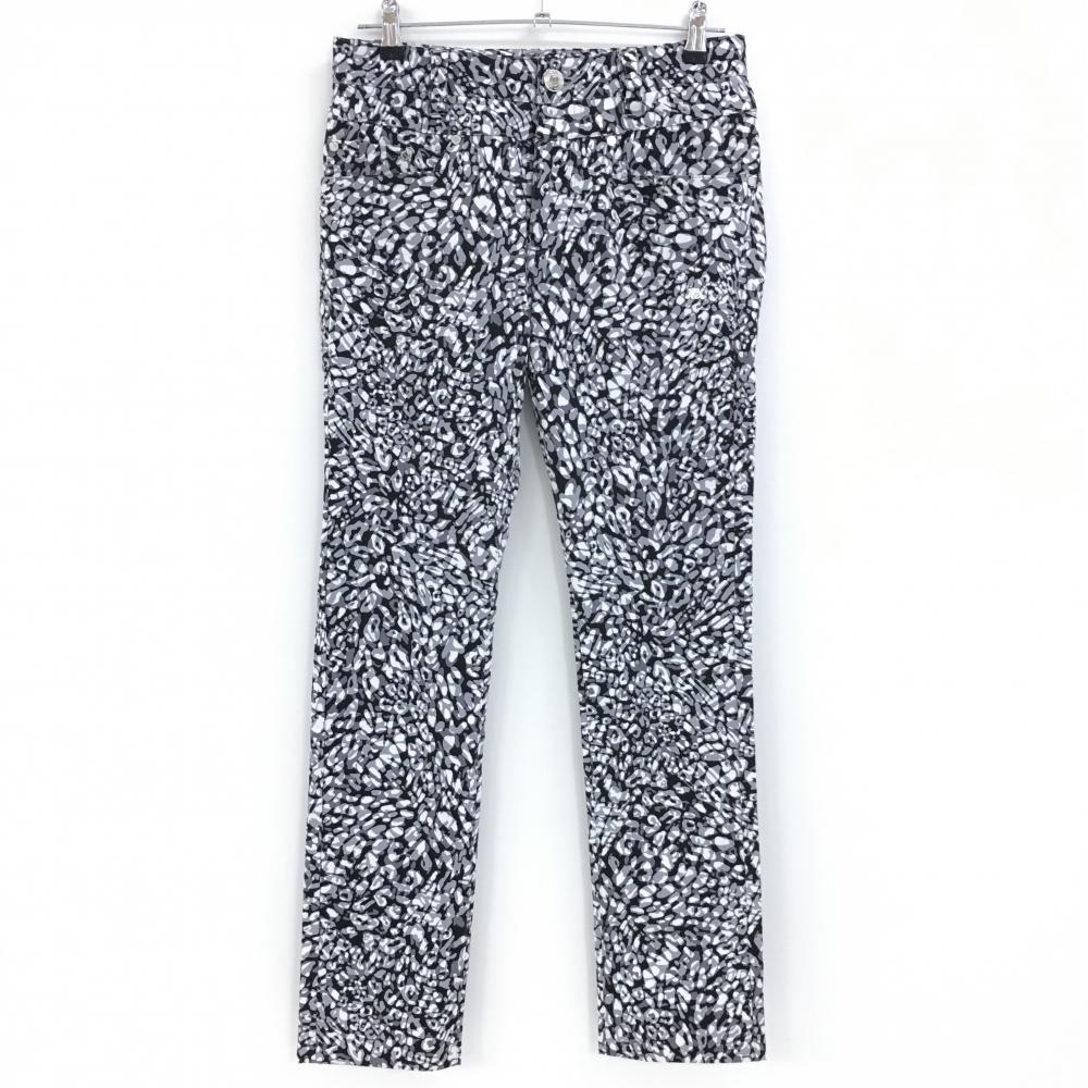 カッパ パンツ 黒×グレー 総柄 ストレッチ メンズ 73 ゴルフウェア Kappa