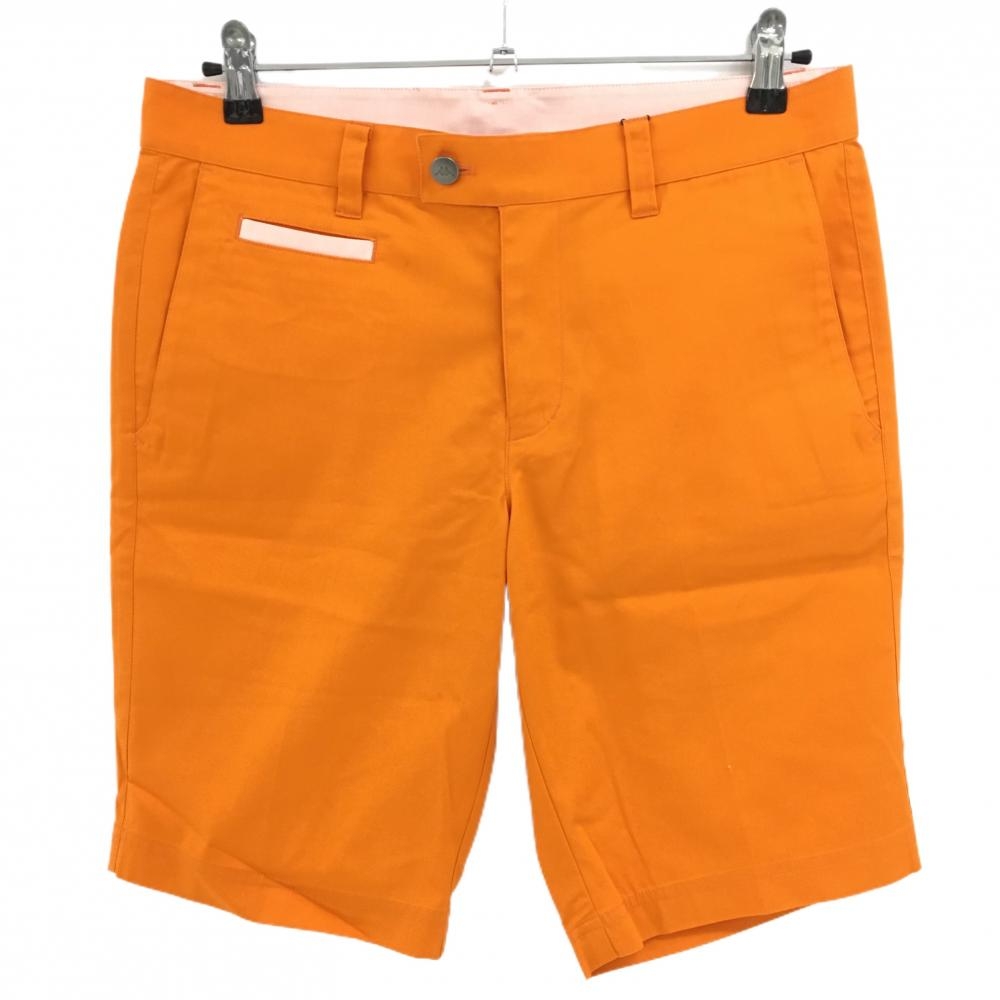 【新品】カッパ ハーフパンツ オレンジ シンプル 吸水速乾 メンズ 79 ゴルフウェア Kappa