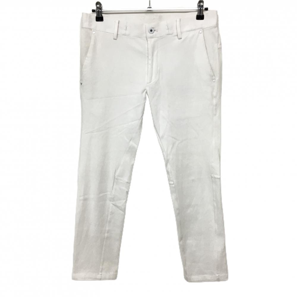 キャロウェイ パンツ 白 無地 メンズ M ゴルフウェア Callaway