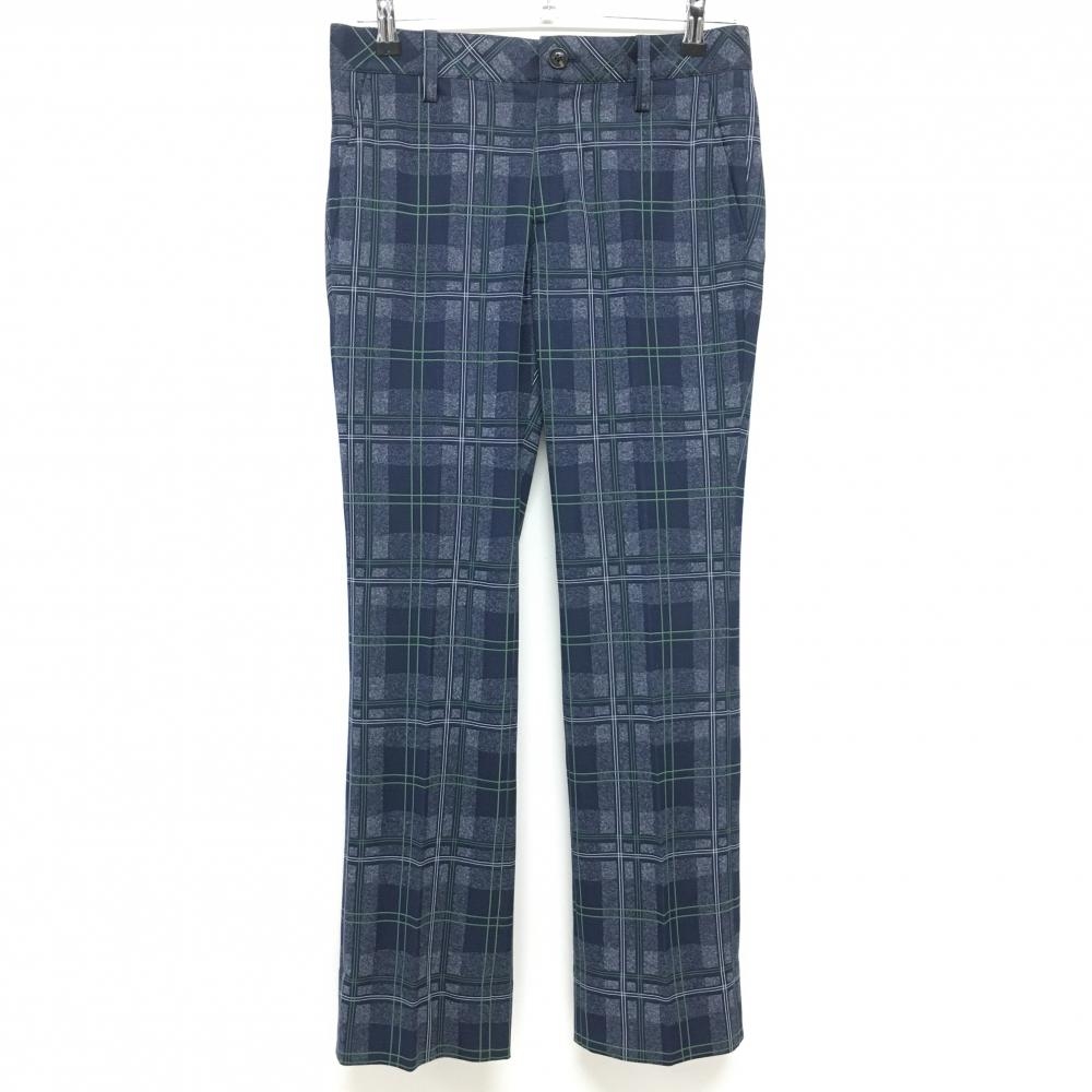 キャロウェイ パンツ ネイビー×グリーン チェック シンプル  メンズ S ゴルフウェア Callaway