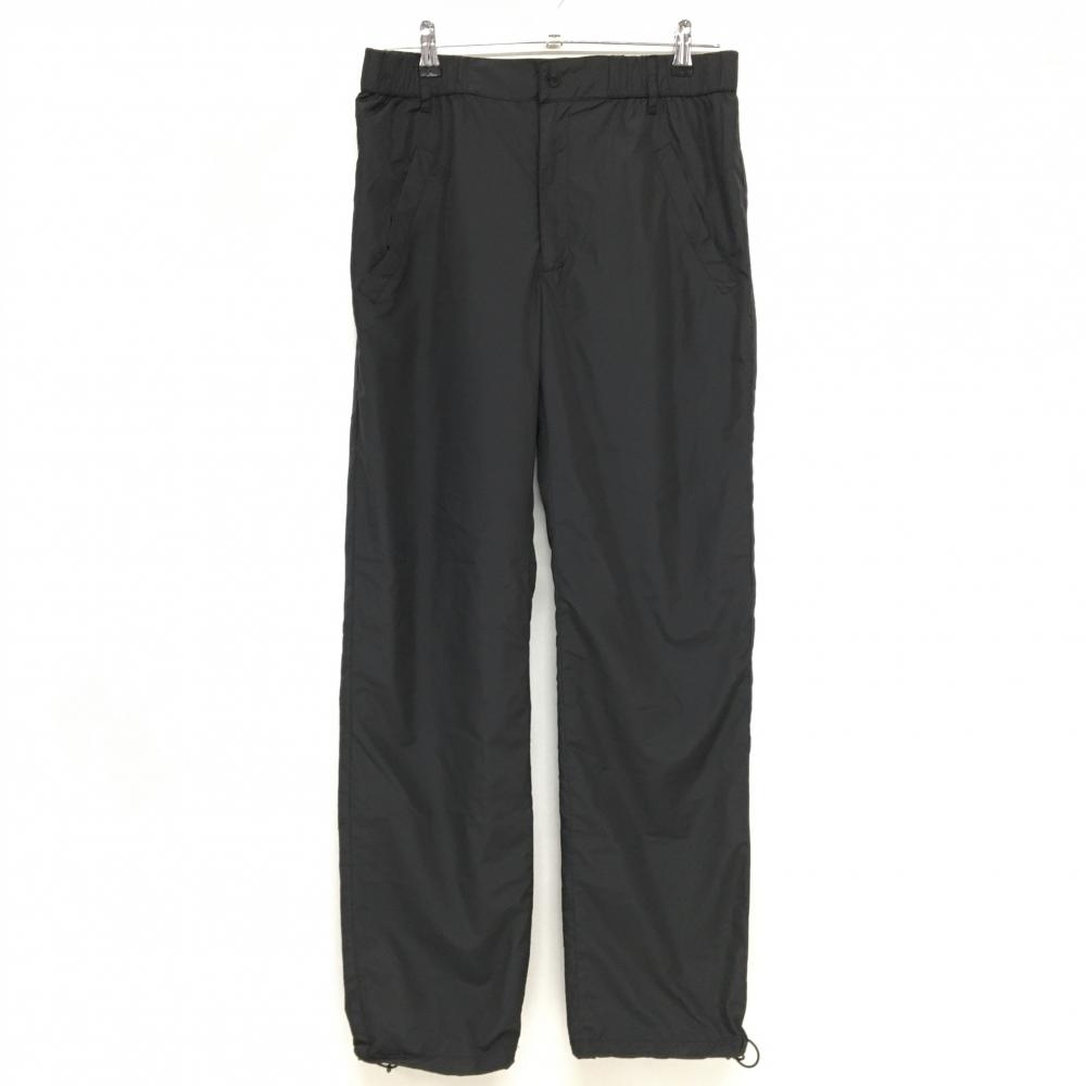 【超美品】キャロウェイ パンツ 黒 メッシュ裏地 裾ドローコード ジップ跡少 メンズ M ゴルフウェア Callaway