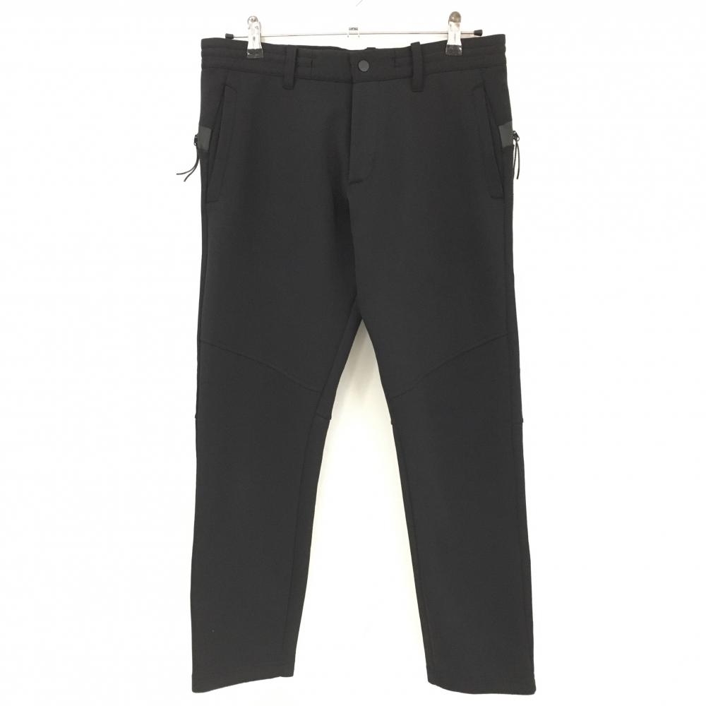 【超美品】キャロウェイ パンツ 黒 後ろロゴシリコンワッペン メンズ L ゴルフウェア Callaway