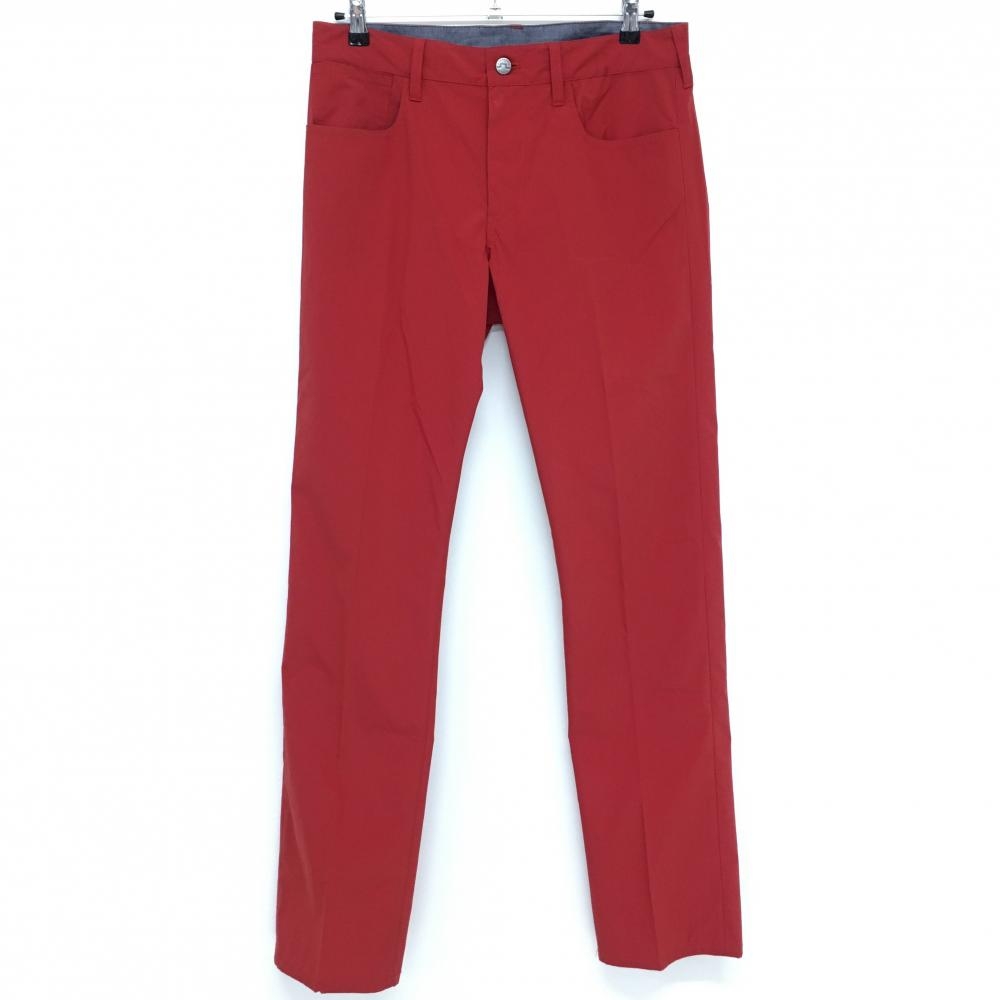 ジェイリンドバーグ パンツ レッド 薄手 シンプル メンズ 31 ゴルフウェア J．LINDEBERG