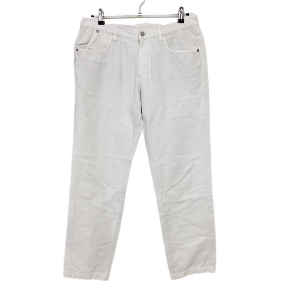 ジャックバニー パンツ 白 無地 コットン混  メンズ 4(M) ゴルフウェア Jack Bunny