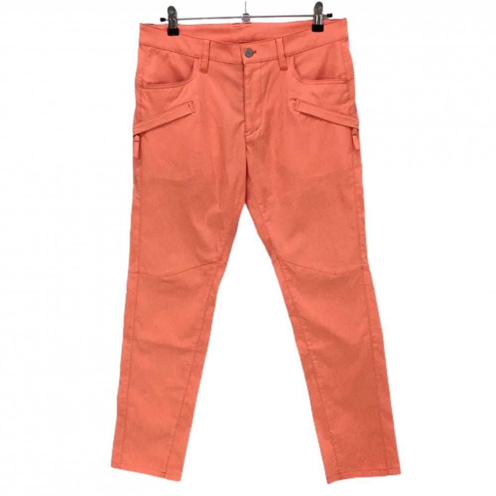 ジャックバニー パンツ オレンジ ジップポケット ストレッチ メンズ 5(L) ゴルフウェア Jack Bunny