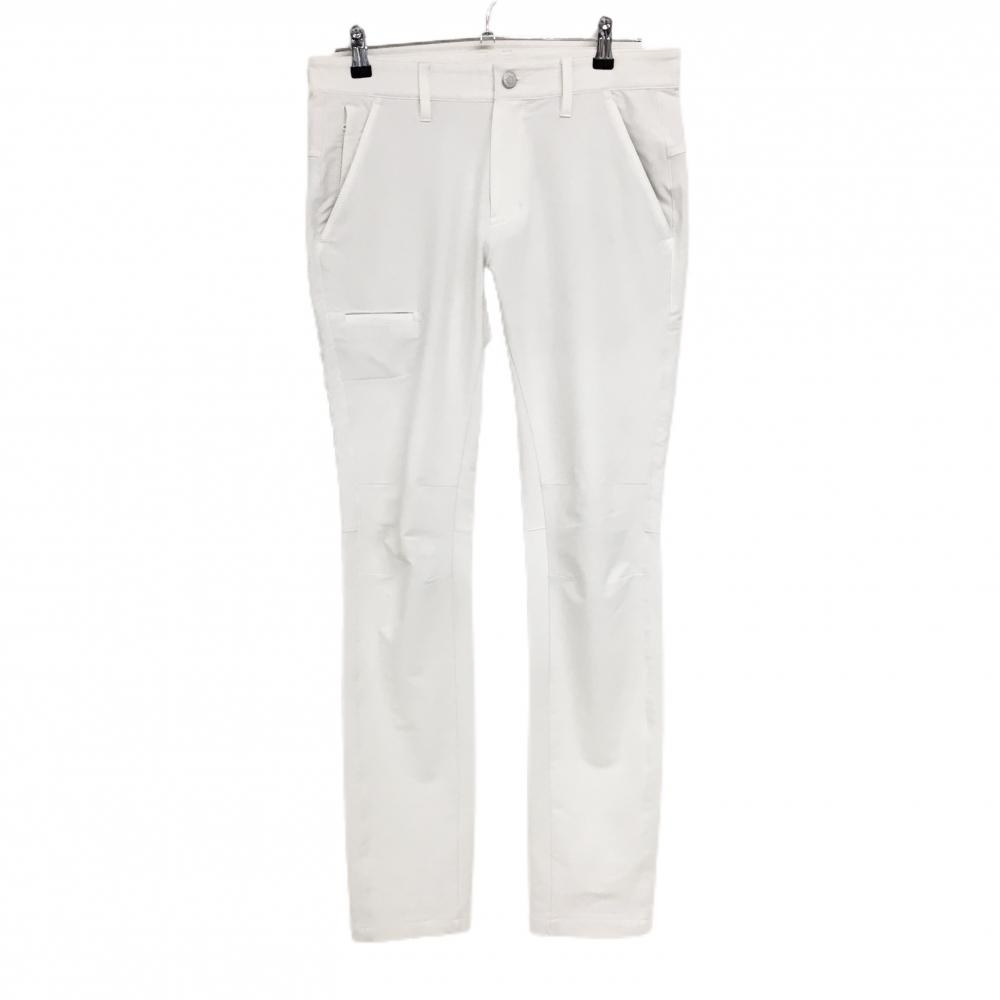 ジャックバニー パンツ 白 ロゴシルバー ビッグプリント メンズ 4(M) ゴルフウェア Jack Bunny