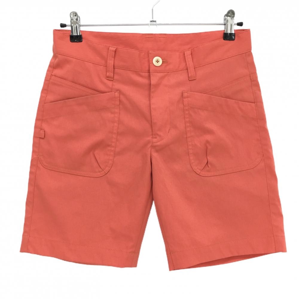 ジャックバニー ハーフパンツ レッドオレンジ バックロゴ メンズ 3(S) ゴルフウェア Jack Bunny