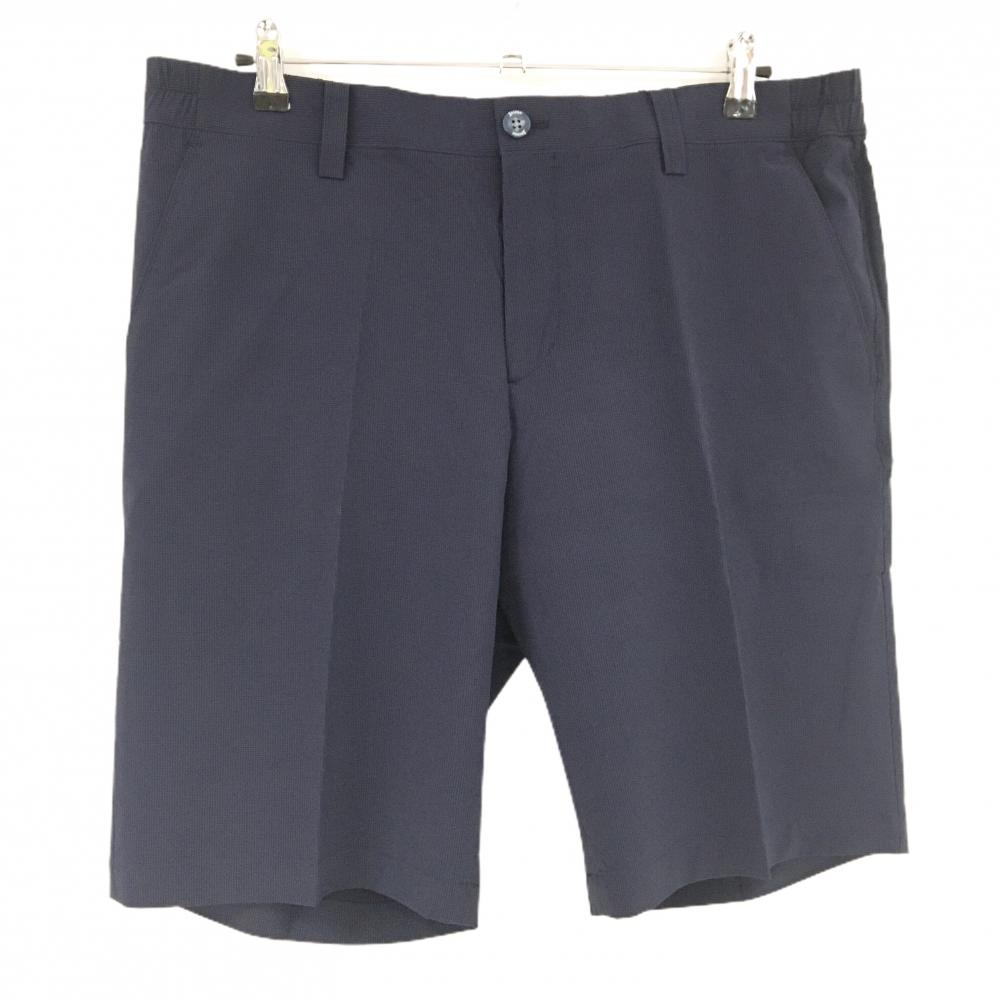 【新品】スリクソンバイデサント ハーフパンツ ネイビー 地模様 ストレッチ 吸汗 速乾 メンズ 3L ゴルフウェア 大きいサイズ SRIXON