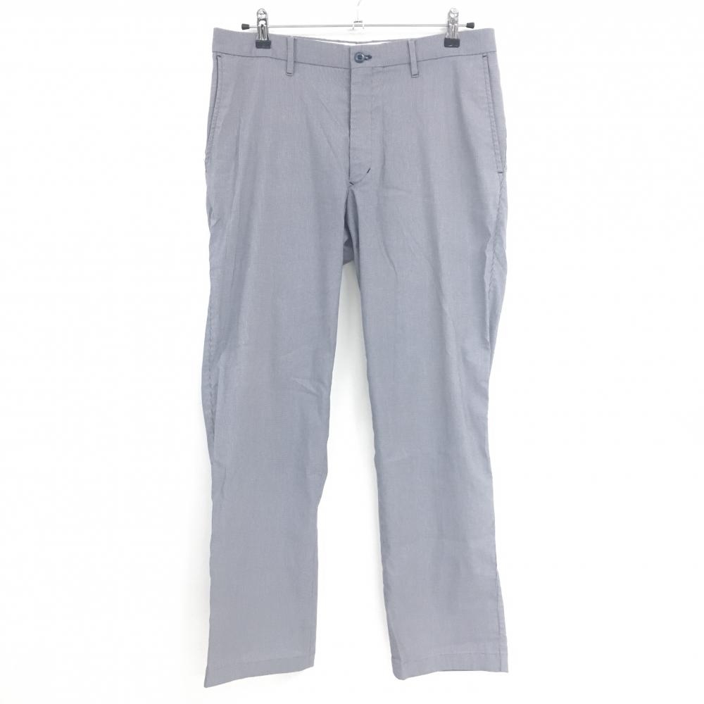 【美品】タイトリスト パンツ ネイビー×白 細目チェック ストレッチ メンズ 85 ゴルフウェア TITLEIST