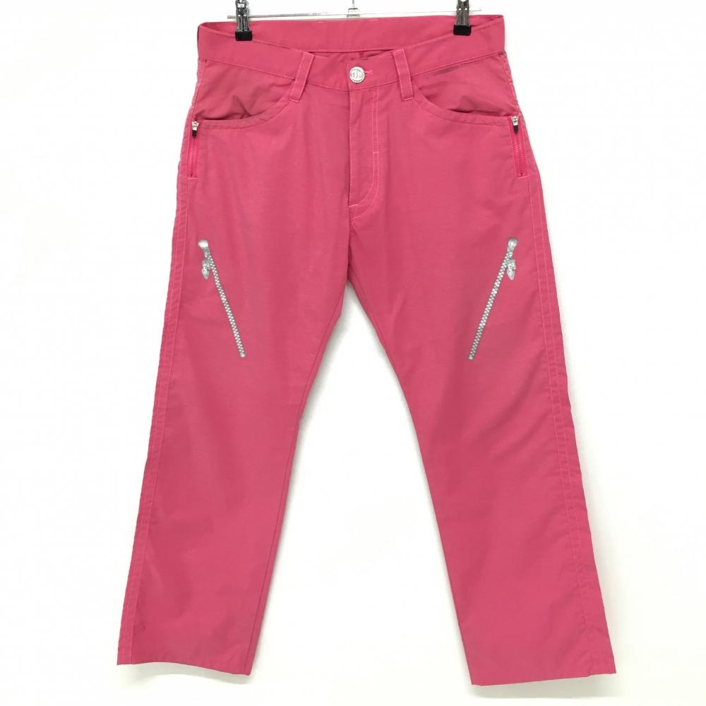 ダンスウィズドラゴン パンツ ピンク 太腿ジッププリント メンズ 3(L) ゴルフウェア Dance With Dragon