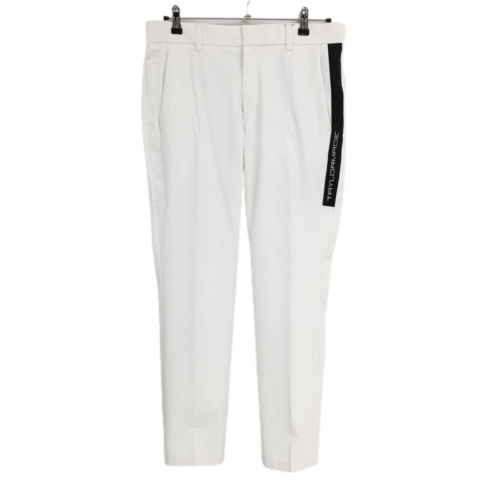 【新品】テーラーメイド パンツ 白 ストレッチ 撥水 透け防止 スリムテーパードシルエット メンズ 82 ゴルフウェア TaylorMade