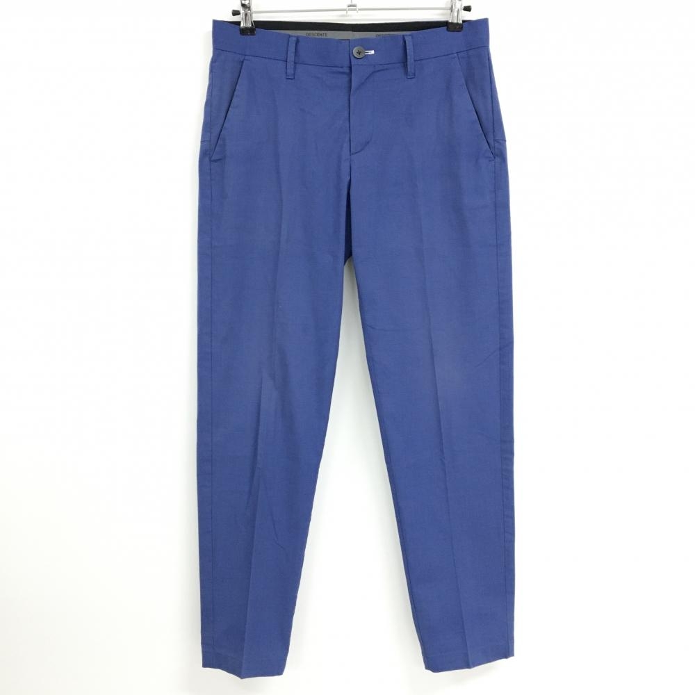デサントゴルフ パンツ ブルー グレンチェック ストレッチ 中田英寿  メンズ 79/M ゴルフウェア DESCENTE