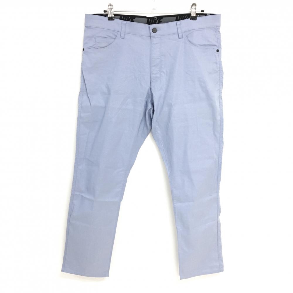 【超美品】ナイキゴルフ パンツ ライトブルー シンプル SLIM FIT メンズ 36×30GG ゴルフウェア NIKE