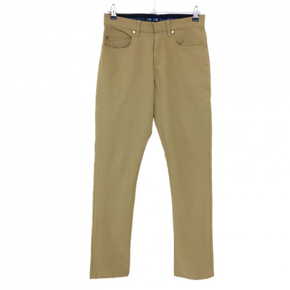 【美品】ナイキ パンツ ブラウン DRI-FIT ストレッチ ジップ横汚れ小、裾毛羽立ち メンズ 30×32MM ゴルフウェア NIKE