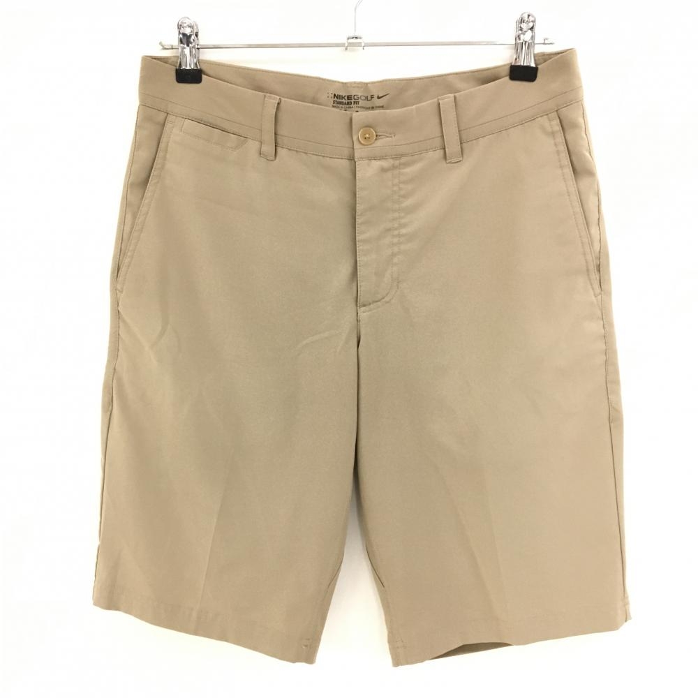 ナイキゴルフ ハーフパンツ ライトブラウン バックロゴ  メンズ M ゴルフウェア NIKE