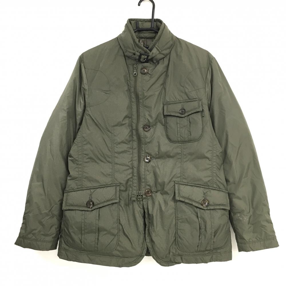 パーリーゲイツ ダウンジャケット カーキ 複数ポケット メンズ 5(L) ゴルフウェア PEARLY GATES