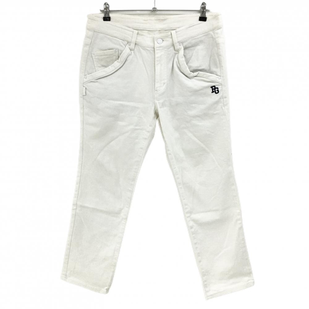 パーリーゲイツ パンツ 白 ロゴ刺しゅう メンズ 5(L) ゴルフウェア PEARLY GATES