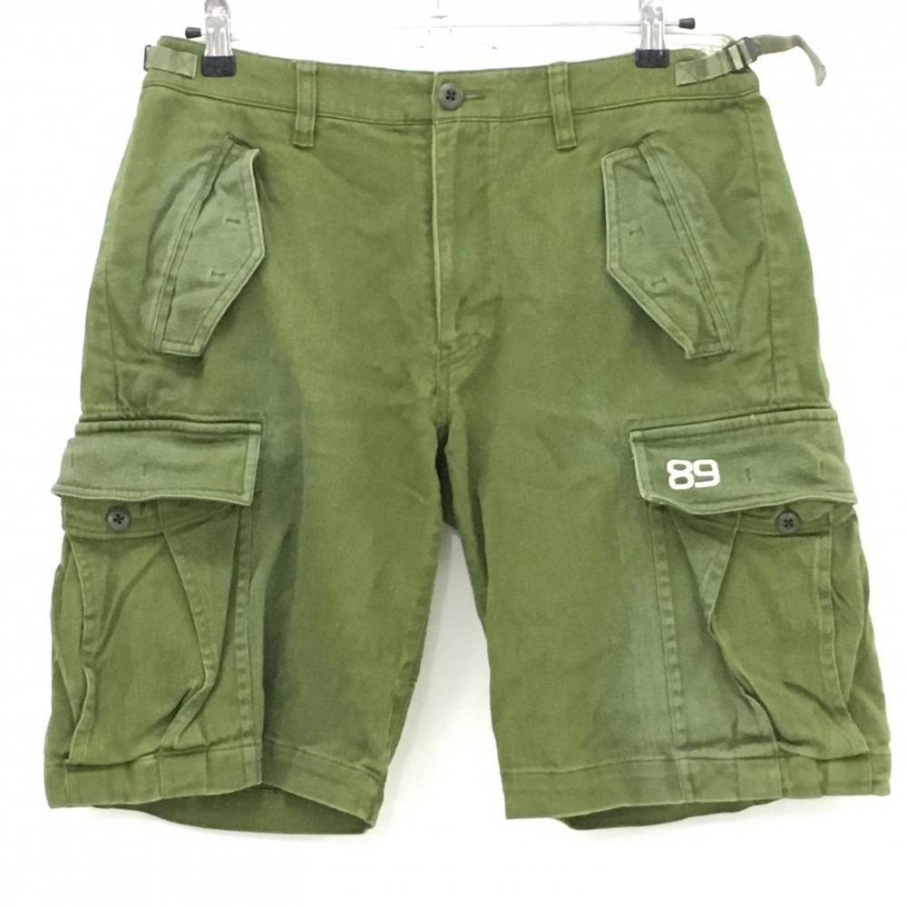 パーリーゲイツ カーゴハーフパンツ ライトカーキ ストレッチ メンズ 4(M) ゴルフウェア PEARLY GATES