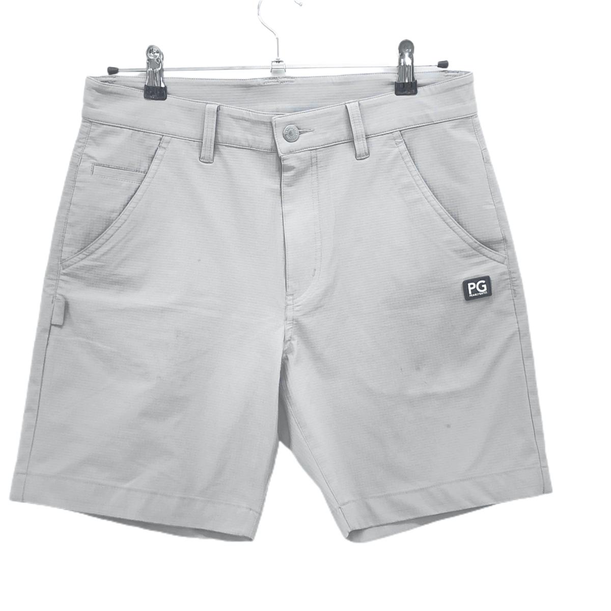 パーリーゲイツ ハーフパンツ グレー シリコンロゴ メンズ 4(M) ゴルフウェア 2025年モデル PEARLY GATES