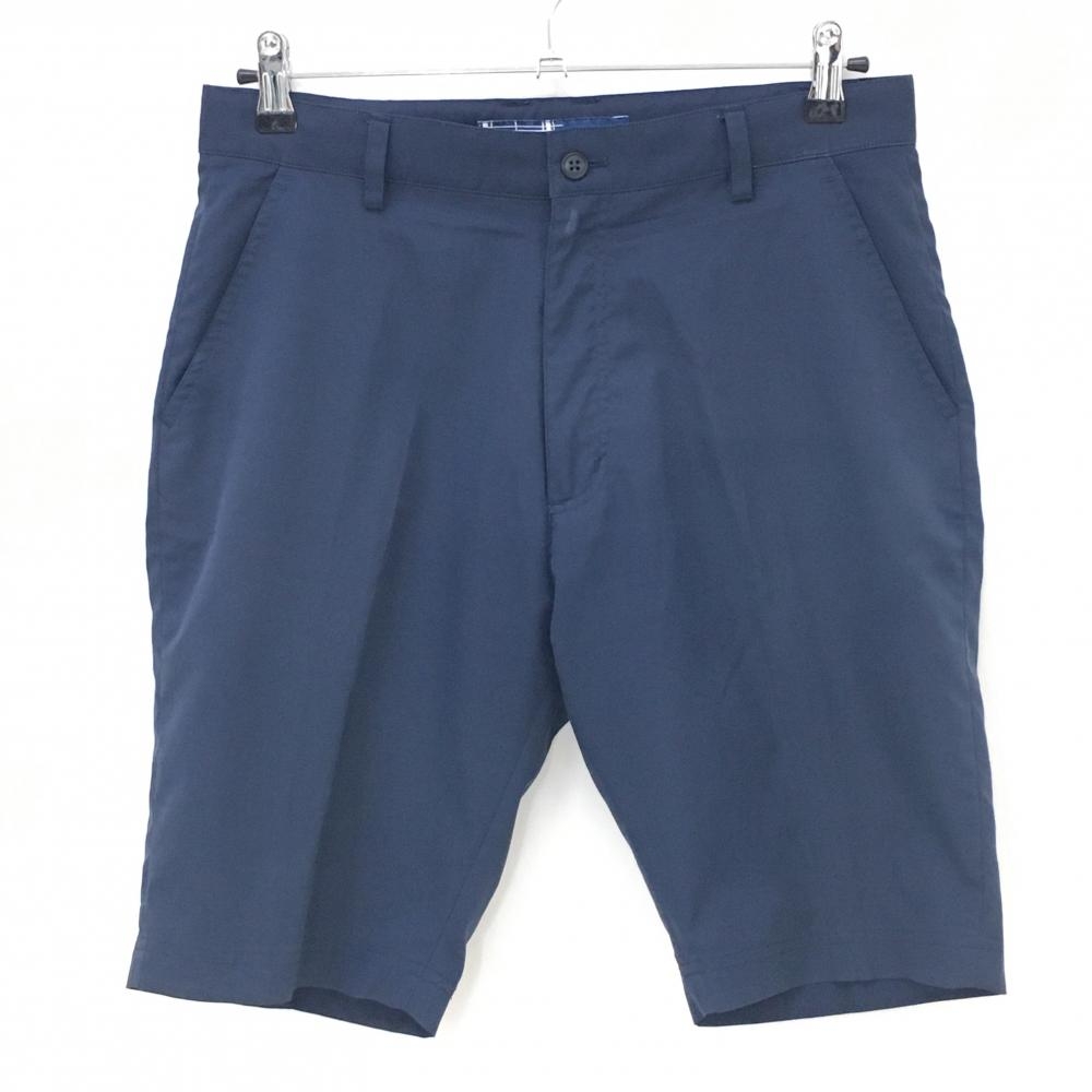 フィドラ ハーフパンツ ネイビー シンプル ヒップロゴ刺しゅう メンズ M ゴルフウェア FIDRA