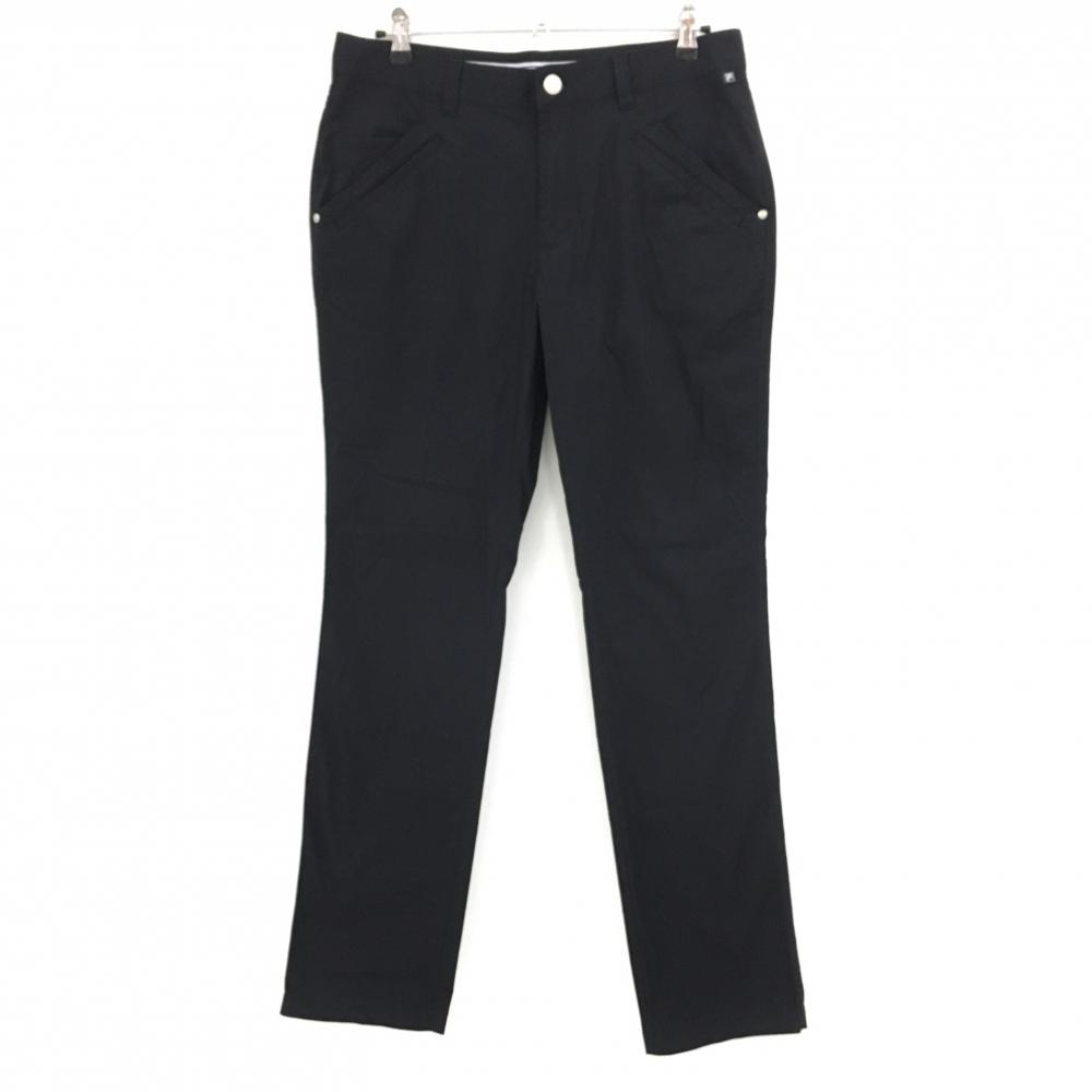 フィラゴルフ パンツ 黒 シンプル バックロゴ メンズ 86 ゴルフウェア FILA GOLF