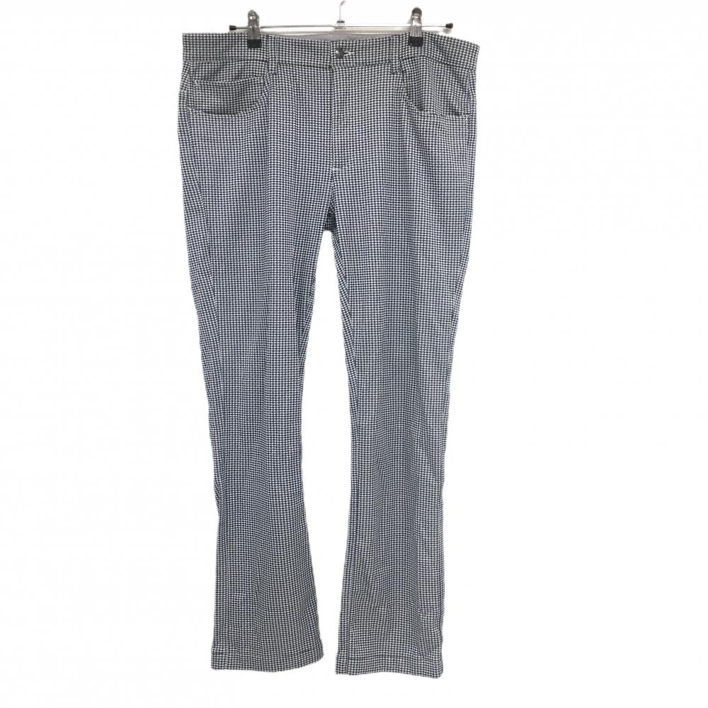 フットジョイ パンツ ネイビー×白 千鳥格子 ストレッチ メンズ 36 ゴルフウェア FootJoy