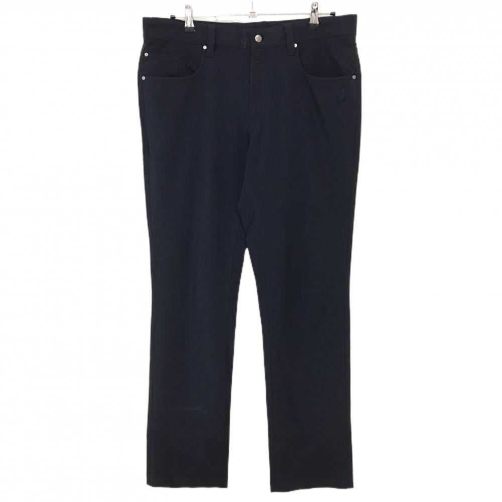 フットジョイ パンツ ネイビー ロゴ刺しゅう ストレッチ  メンズ XL ゴルフウェア FootJoy