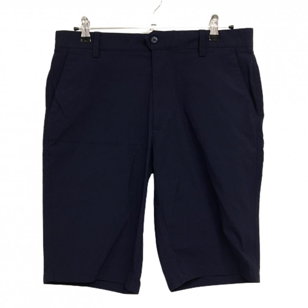 【超美品】フットジョイ ハーフパンツ ネイビー シンプル ストレッチ メンズ L ゴルフウェア FootJoy