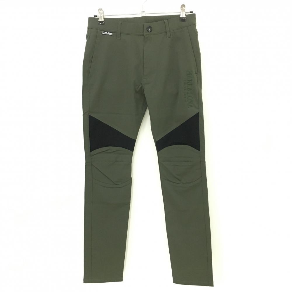 【新品】マークアンドロナ パンツ カーキ CORDURAツイル素材 耐久性 メンズ 46(M) ゴルフウェア 2023年モデル MARK＆LONA