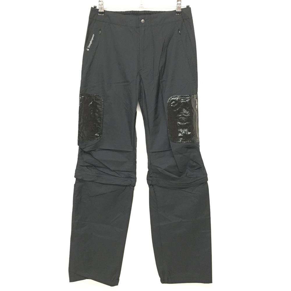 【新品】マークアンドロナ 2WAYパンツ 黒 裏側ポリウレタンコーティング 裾着脱可 メンズ S ゴルフウェア MARK＆LONA